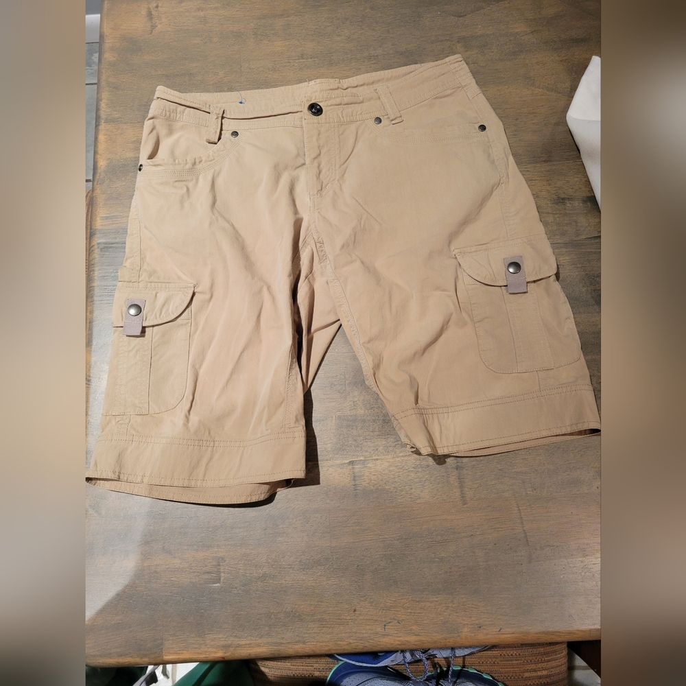 Kuhl Women’s Splash 11 Tan Hiking Shorts Size 8